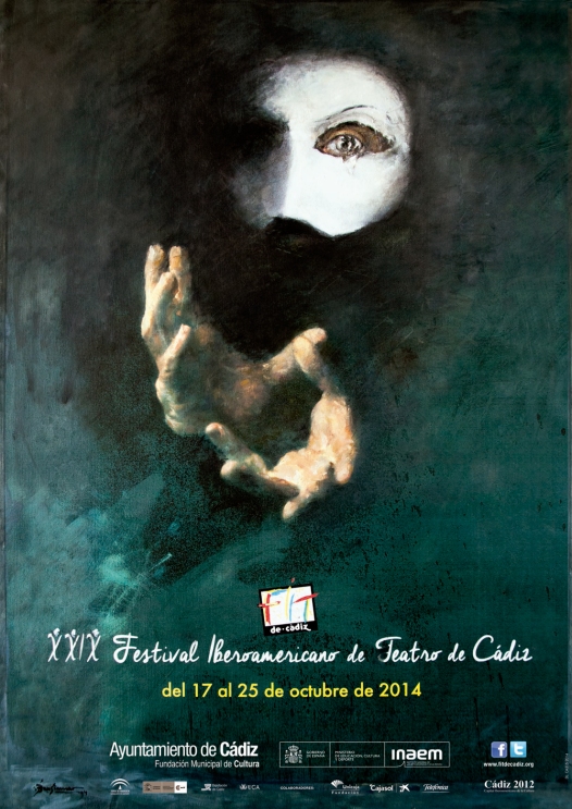 El cartel de la edición 29 del FIT ha sido realizado por el pintor Hassan Bensiamar. 